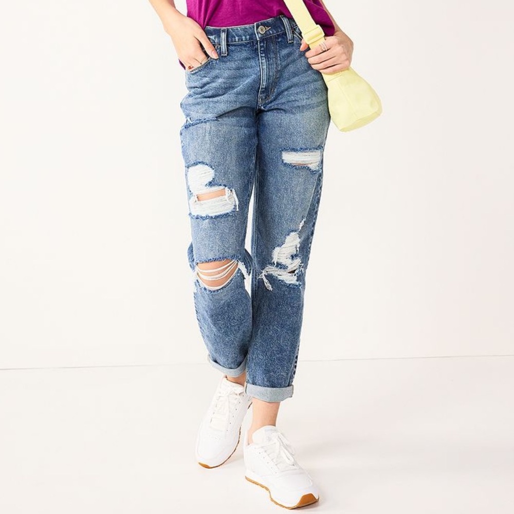 SO Low Rise Boyfriend Jeans